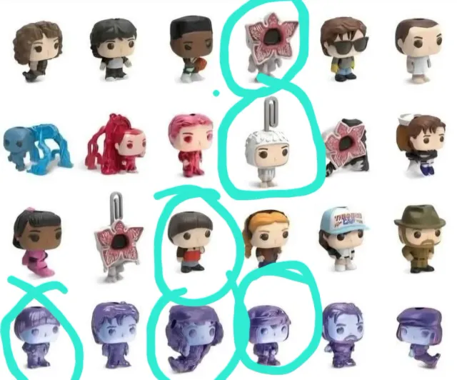 Cambio Figuras Stranger Things Kinder Joy