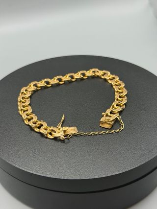 Ref46 Pulsera húngara de oro de 18k