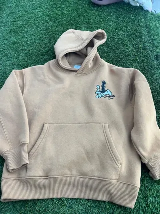 Sudadera niño beige talla 152 cm