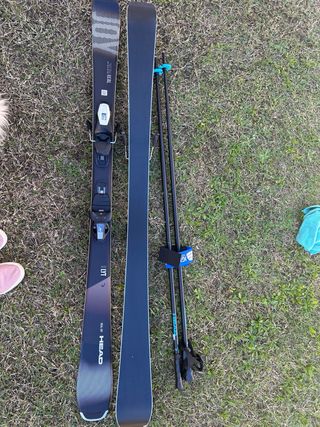 Esquís HEAD Real Joy Mujer 1.53 +fijaciones NUEVOS