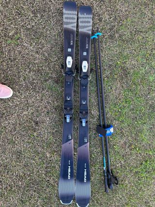 Esquís HEAD Real Joy Mujer 1.53 +fijaciones NUEVOS