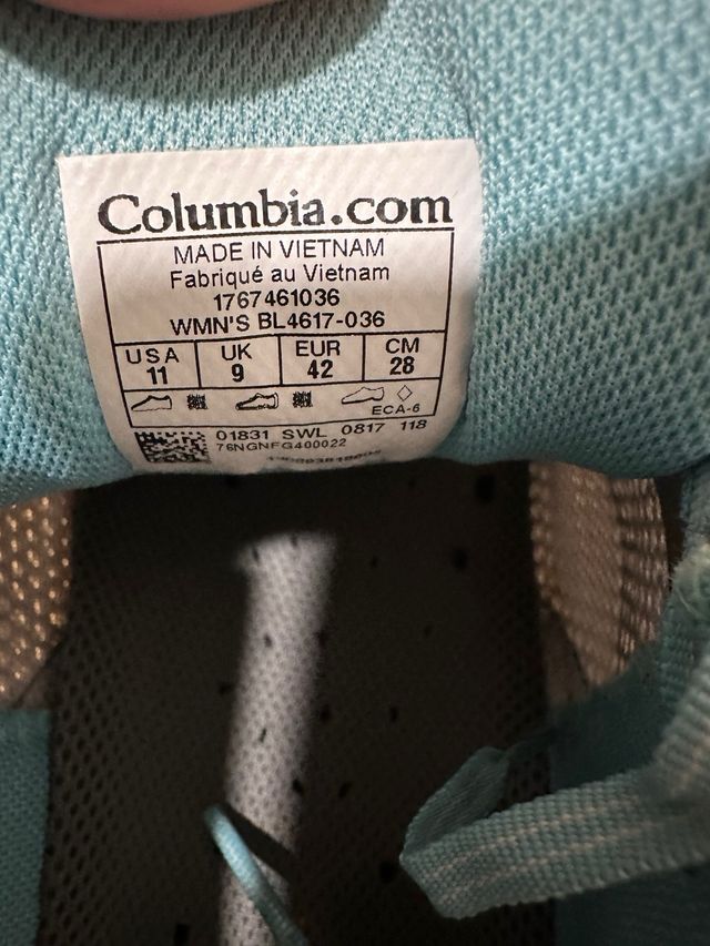 Zapatillas Columbia Grises y Naranja