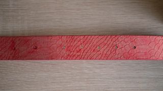 Cinturón Desigual rosa y rojo