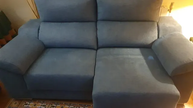 Sofás modulares grises azulados 2/3 plazas