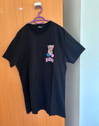 Camiseta Barrow Oso Multicolor Negra Talla XL