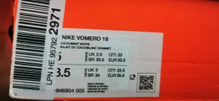 Nike Vomero 18 Negro/Blanco
