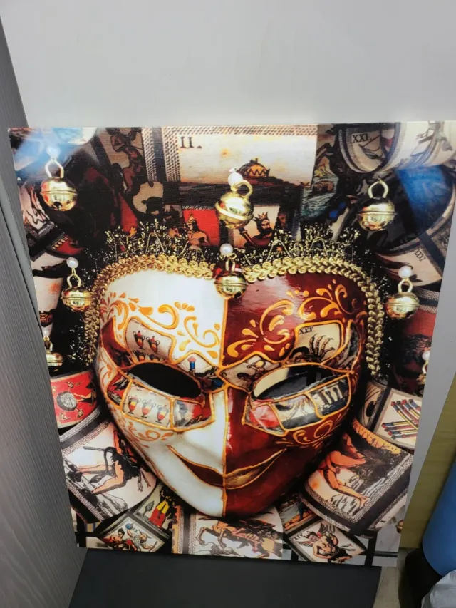 Cuadro Veneciano Máscara Carnaval