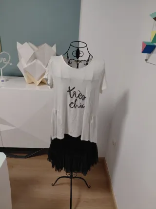Vestido combinación y camisa Poete talla L