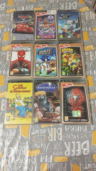 Se venden juegos de la PSP a 7€ cada uno ,no envío