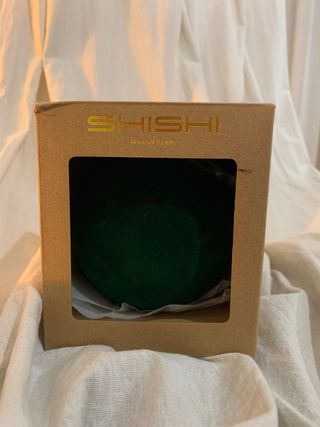 Pallina di velluto verde