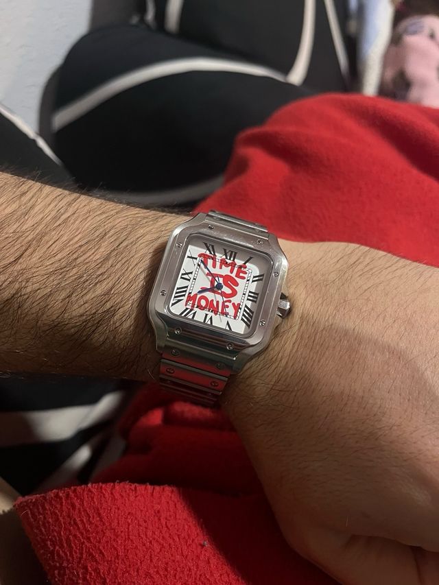 Reloj  Santos TIME IS MONEY