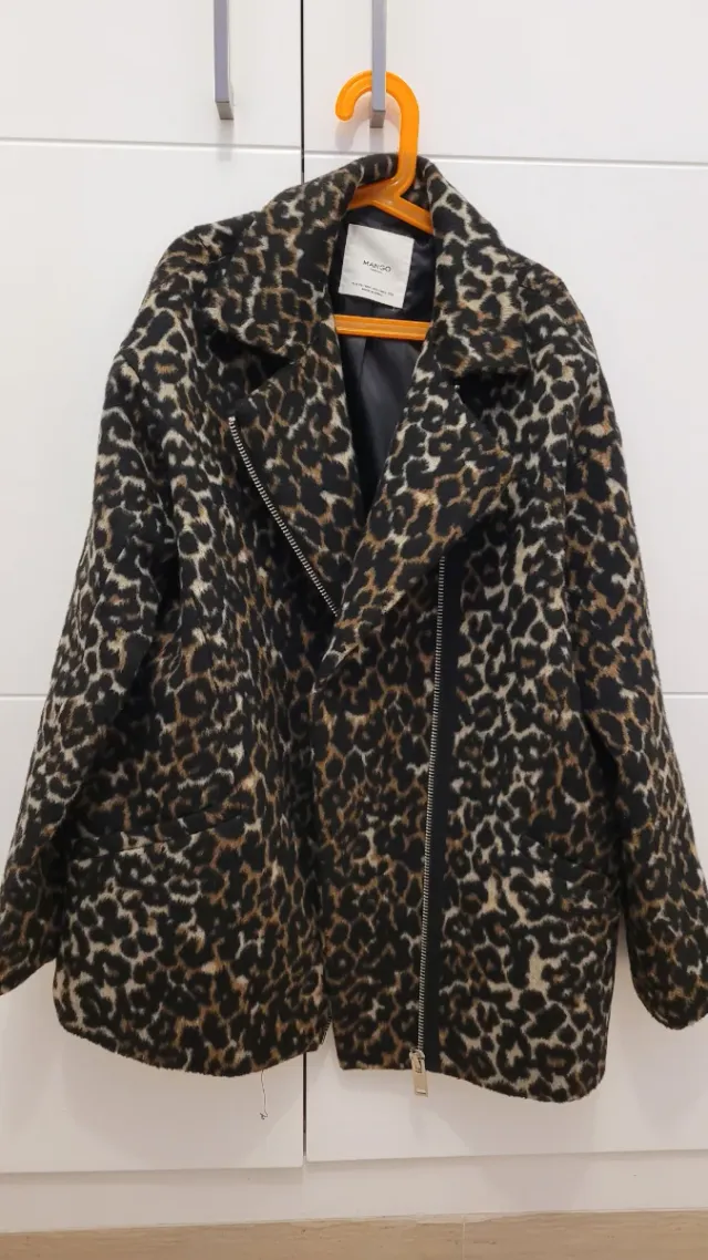 Chaqueta Mango Leopardo Talla M