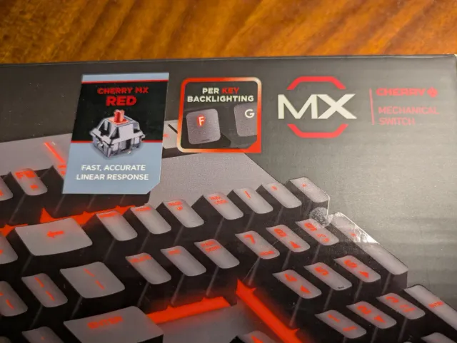 Corsair STRAFE Cherry MX RED Teclado Mecánico