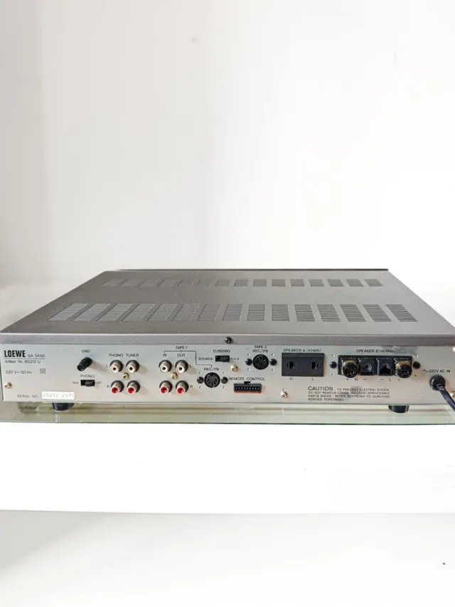 Amplificador Estéreo Vintage Loewe SA 3450