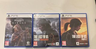 3 Juegos PS5: Assassin's Creed Mirage, TLOU I & II
