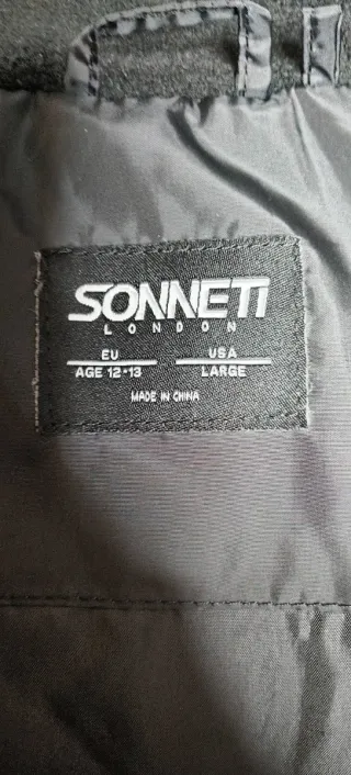 Plumífero Sonetti degradado gris y negro Talla 12