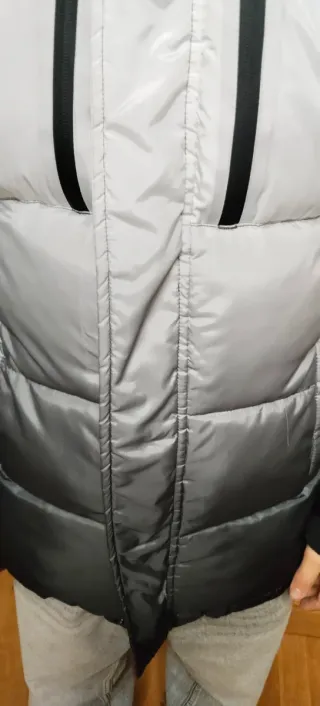 Plumífero Sonetti degradado gris y negro Talla 12