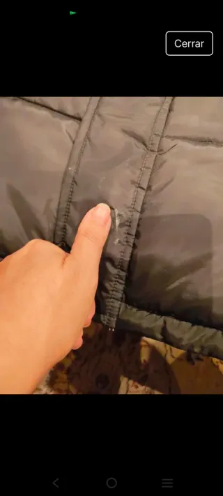 Plumífero Sonetti degradado gris y negro Talla 12