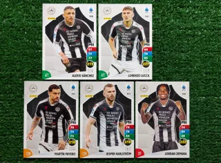5 carte Panini Adrenalyn XL Udinese