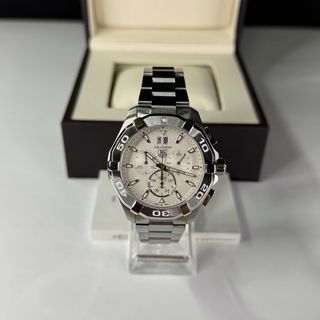 TAG Heuer Aquaracer Cronógrafo Esfera Blanca