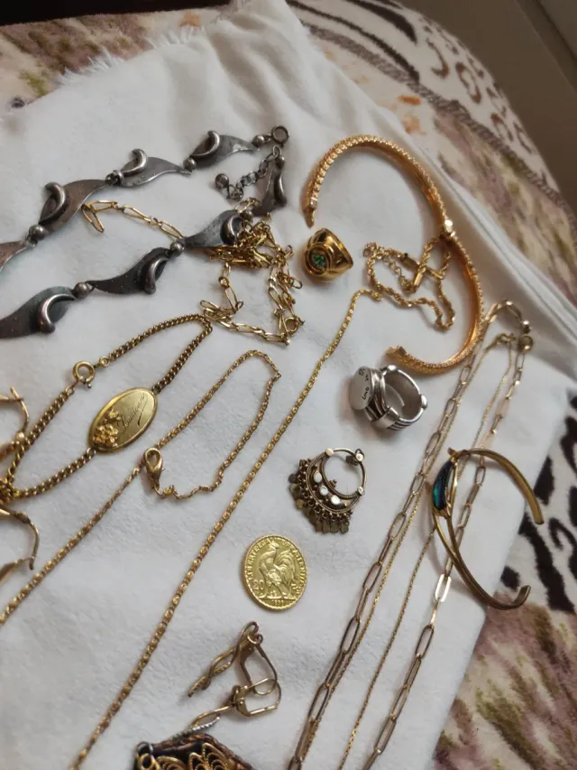 Lote bisutería antigua