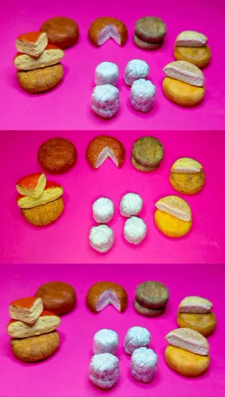 Lote 15 formaggi in miniatura