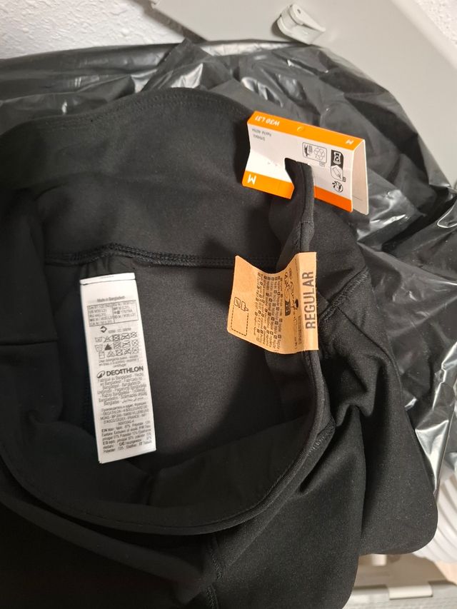 Pantalón Decathlon Negro Talla M