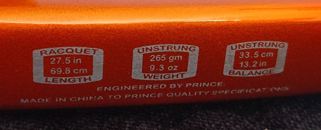 RAQUETA TENIS PRINCE LITE TI OVERSIZE