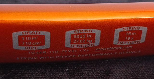 RAQUETA TENIS PRINCE LITE TI OVERSIZE