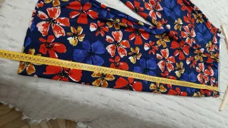 Completo pantalone + top fantasia floreale