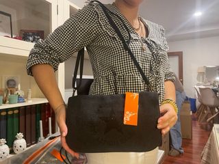 Bolso Vintage Estilo Converse Gris