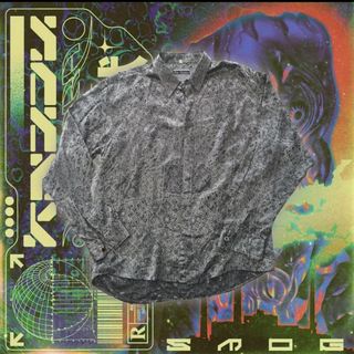 Camisa Vintage Estampada Nacarada