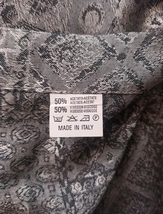 Camisa Vintage Estampada Nacarada