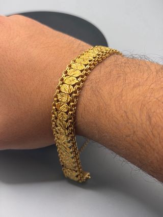 Ref47 Pulsera de oro de 18k