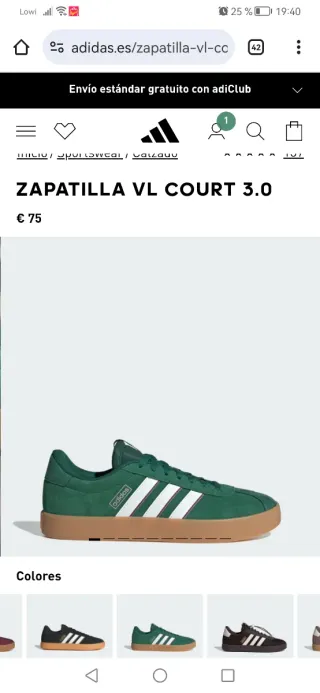 Adidas VL court 3.0k originales