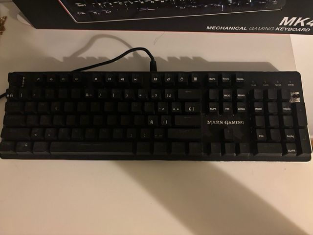 Teclado Gaming Mars Gaming MK4 Mecánico RGB