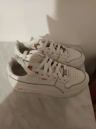 Scarpe Puma donna bianche e rosa