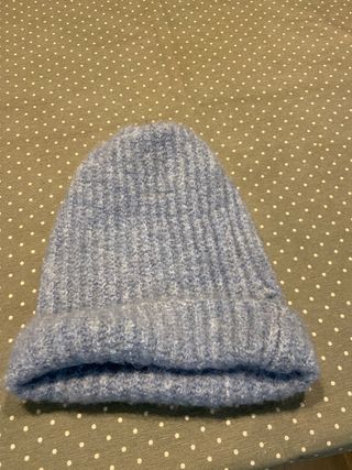 Gorro Zara azul talla M