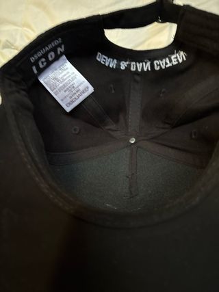 Cappellino Dsquared2 Icon Forever Nero Arancione