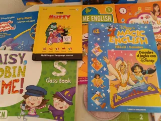 9 Libros de inglés niños + 6 años + regalo