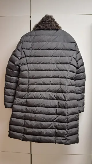 Chaqueta larga Moncler gris