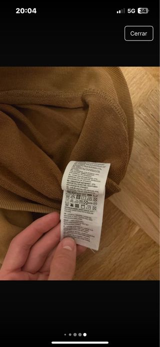 Sudadera Carhartt Marrón sin Capucha
