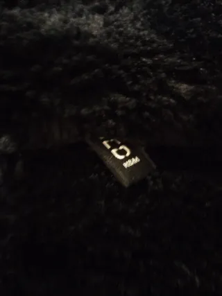 Cazadora abrigo chica negra