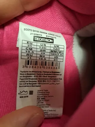 Stivali Quechua impermeabili bambina