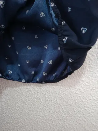 Blusa sin mangas azul marino Talla M