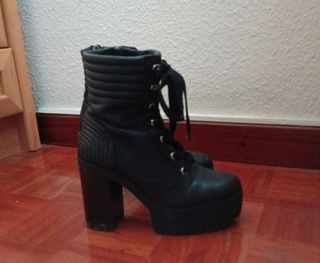 Botas Bershka Tacon Plataforma