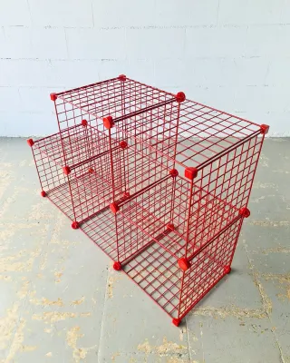 Estantería modular estilo POP.