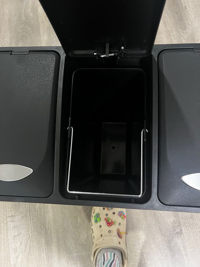 Cubo Basura Reciclaje 3 Compartimentos