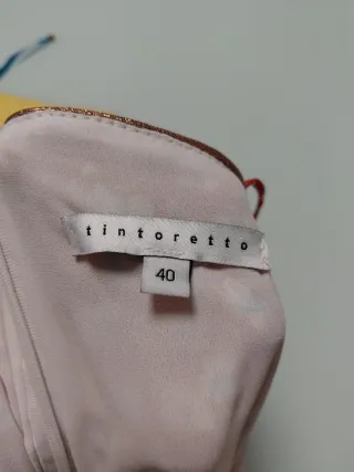 Mono fiesta Tintoretto naranja flores T. L