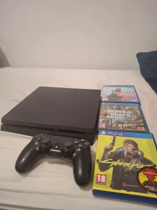 PS4 Slim 500GB + Controller + 3 Giochi